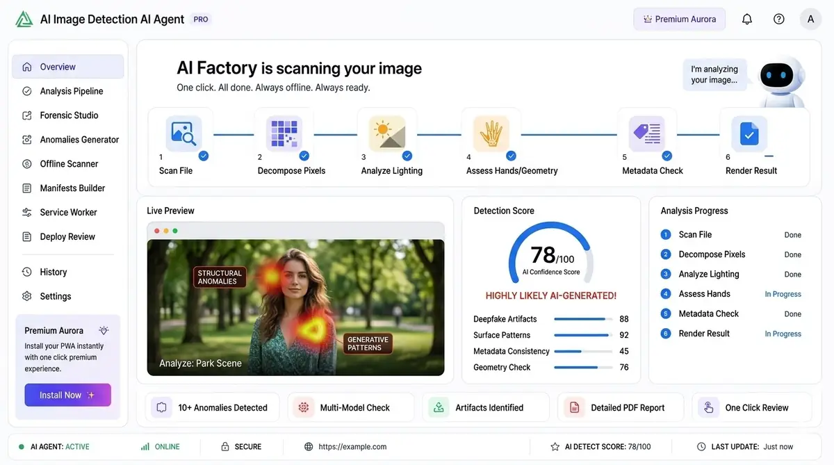 AI sitemap validator dashboard — example of the AI sitemap validation dashboard software